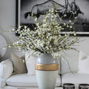"Goddess" Vase with Cherry Blossom Branches