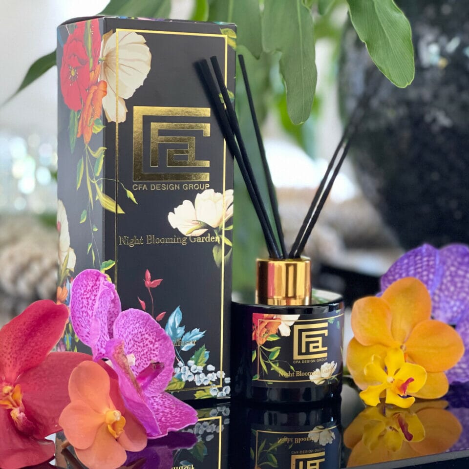 Room Fragrance "Night Blooming" with Scent Sticks